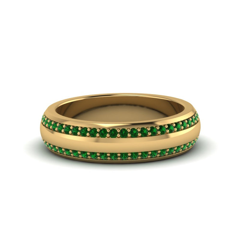 Men’s Matte Beveled Edge Diamond Eternity Band