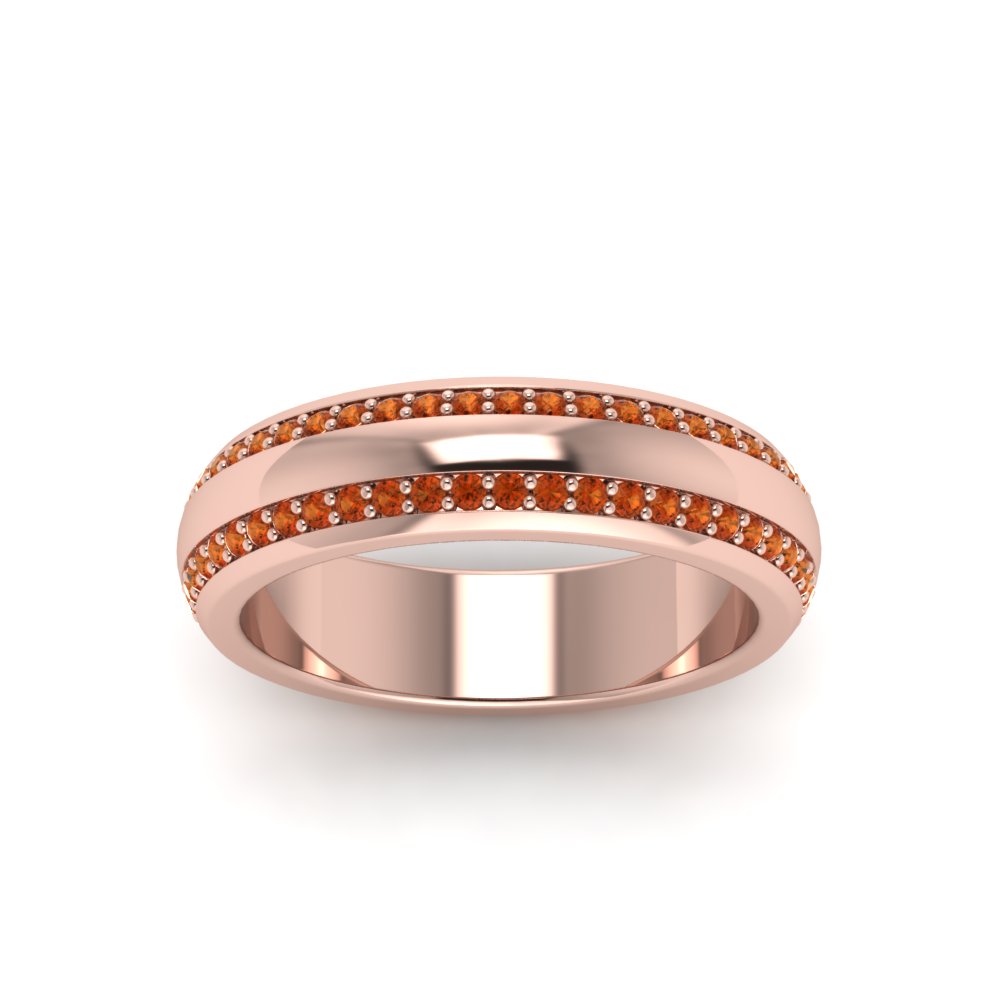 Men’s Matte Beveled Edge Diamond Eternity Band