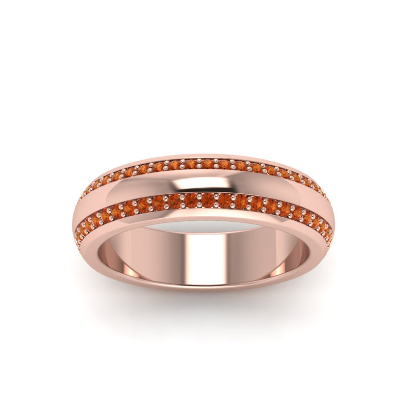 Men’s Matte Beveled Edge Diamond Eternity Band