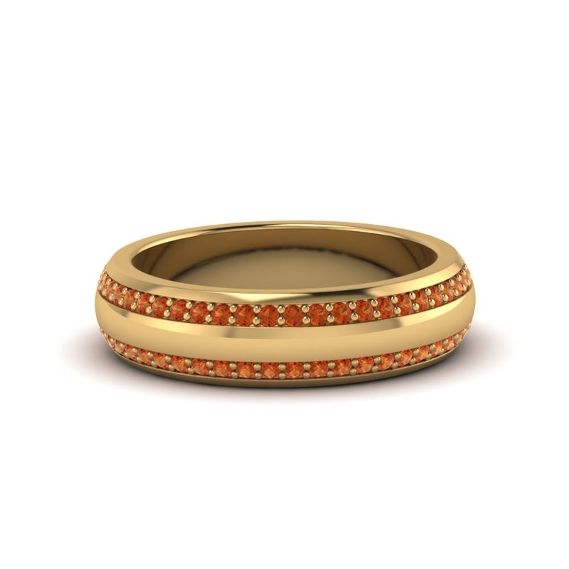 Men’s Matte Beveled Edge Diamond Eternity Band