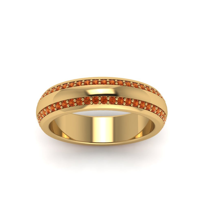 Men’s Matte Beveled Edge Diamond Eternity Band