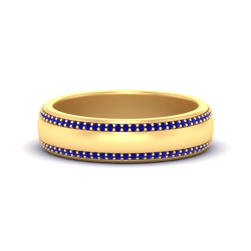 Men’s Matte Beveled Edge Diamond Eternity Band